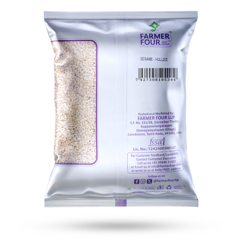 Sesame Seeds (White Til) - Hulled